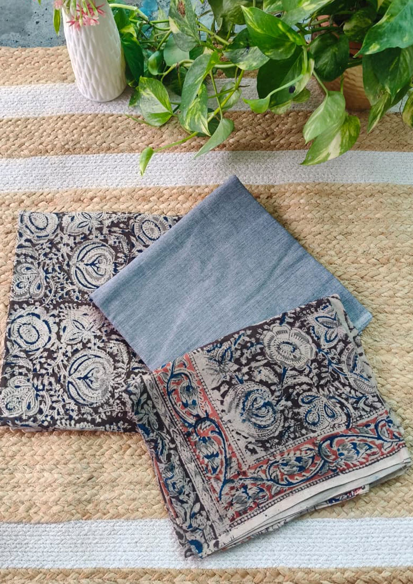 Kalamkari Print Suit- HBKS3