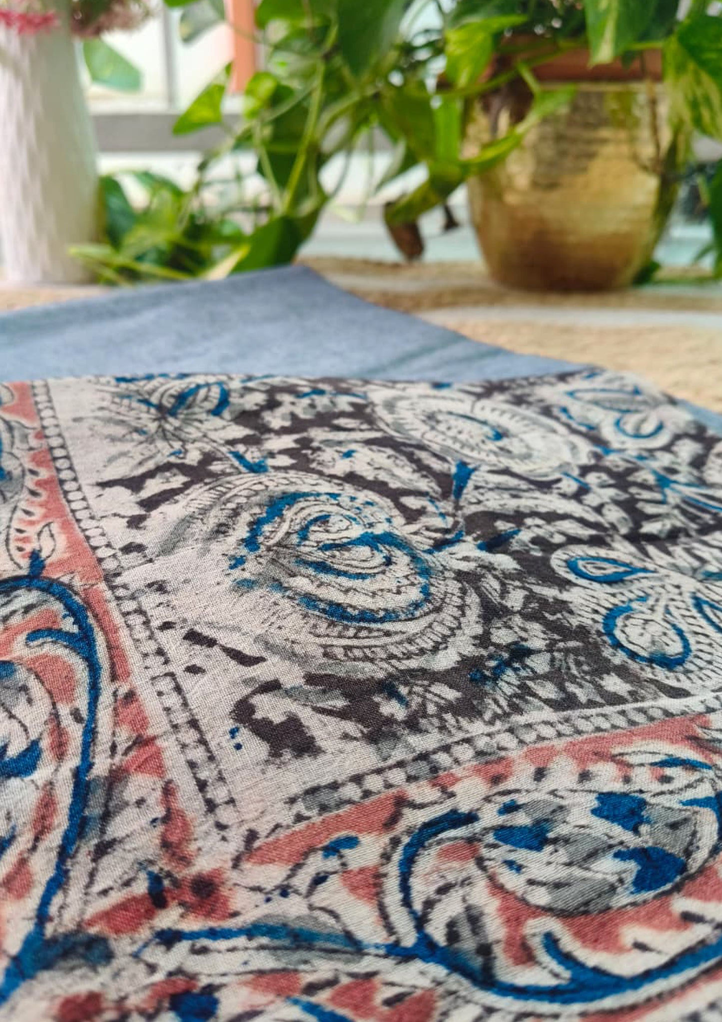 Kalamkari Print Suit- HBKS3