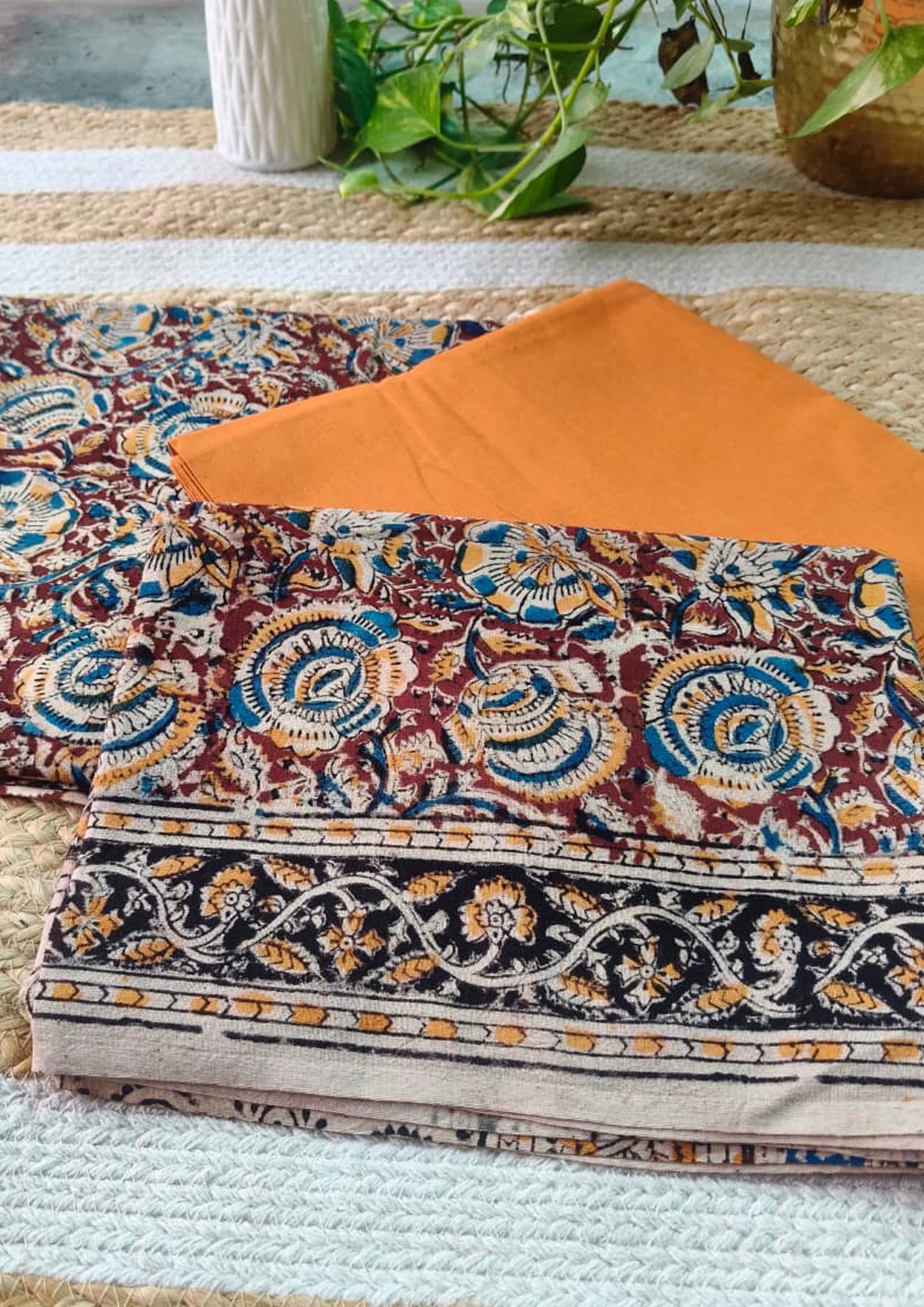 Kalamkari Print Suit- HBKS4