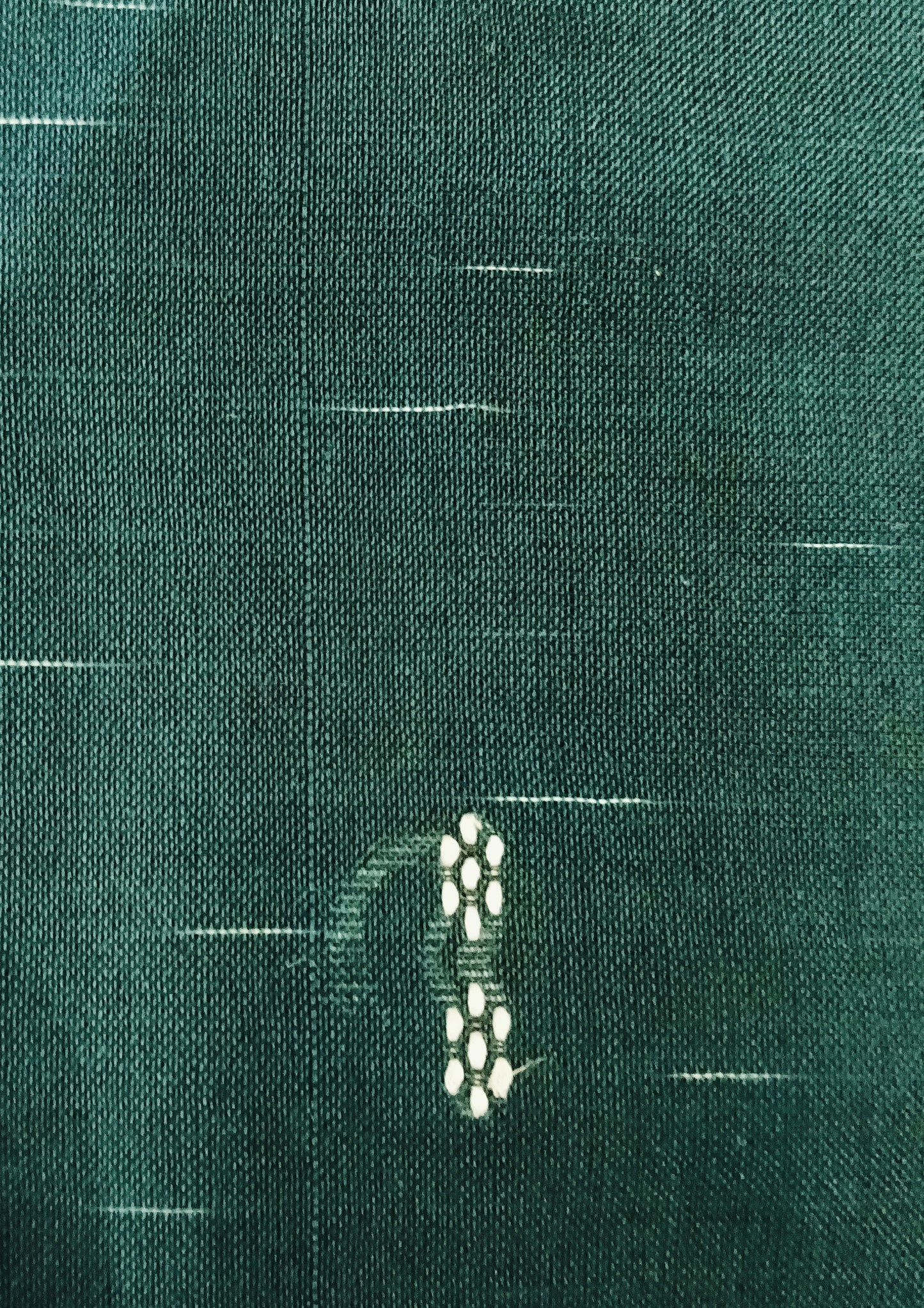 Khadi Ikat Cotton Saree- Dark Green & Magenta
