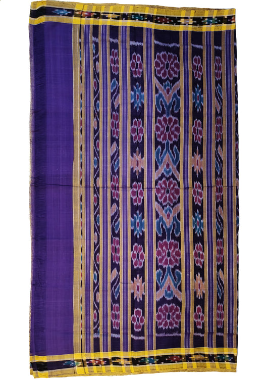 Khadi Ikat Cotton- Purple