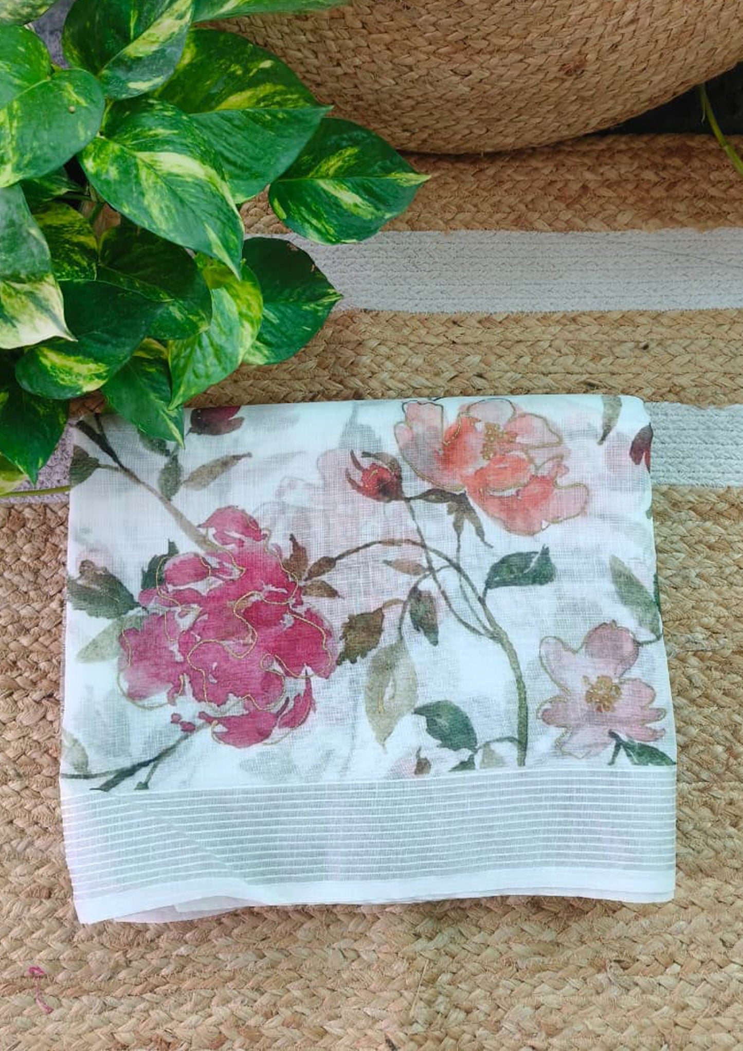 Banarasi Fancy Printed Saree - F14