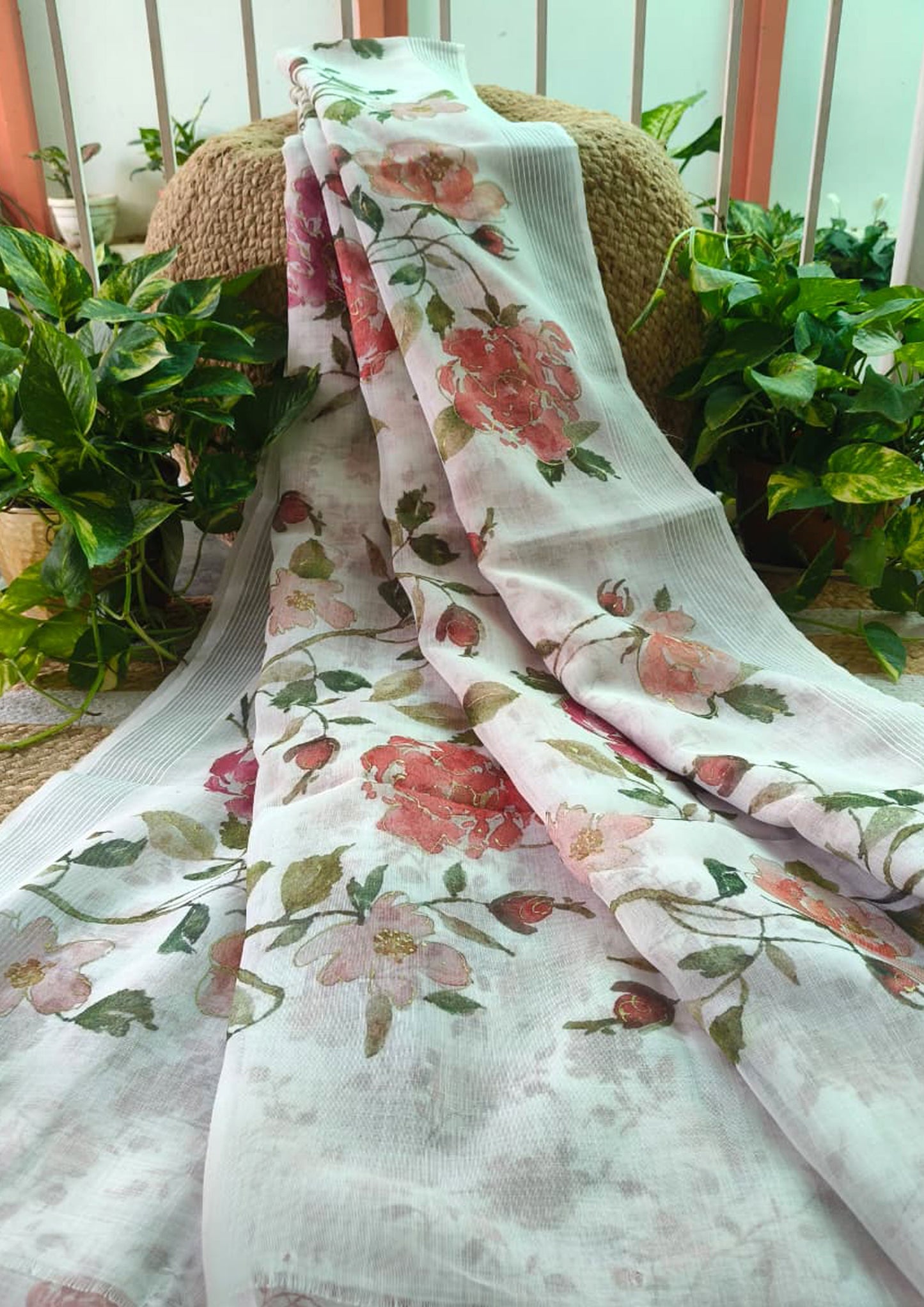 Banarasi Fancy Printed Saree - F14