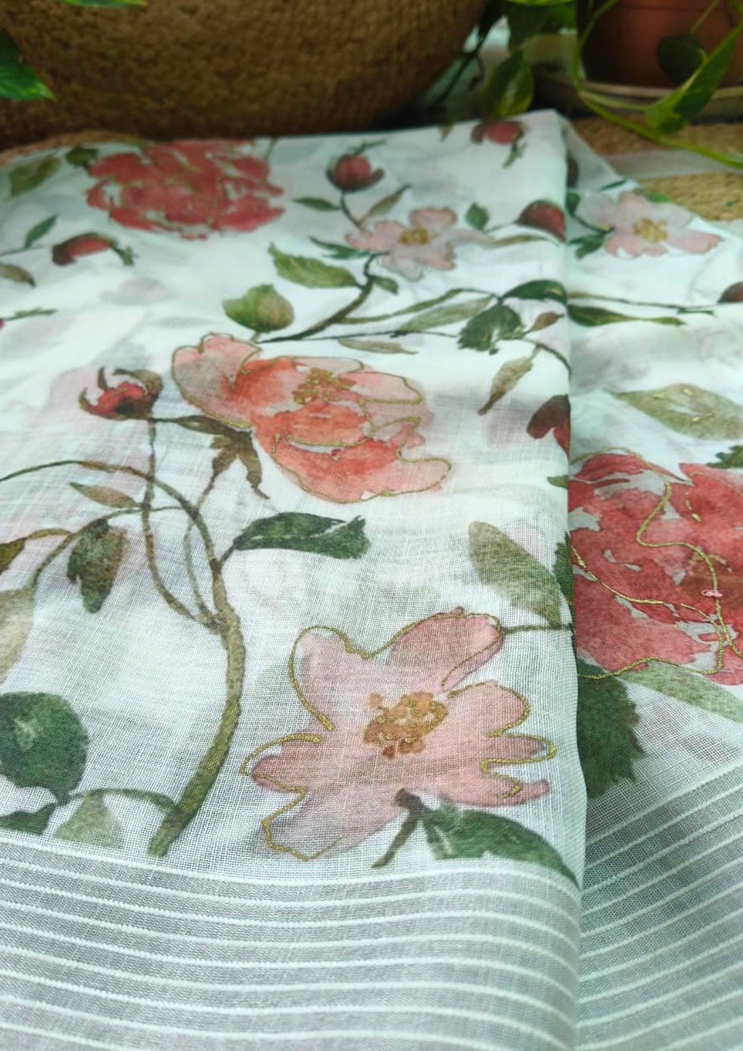 Banarasi Fancy Printed Saree - F14