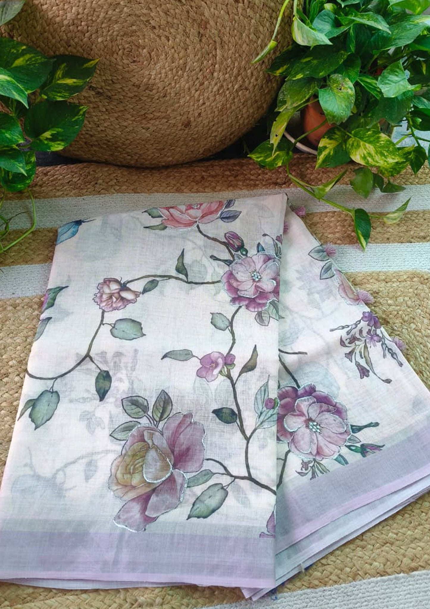 Banarasi Fancy Printed Saree - F15