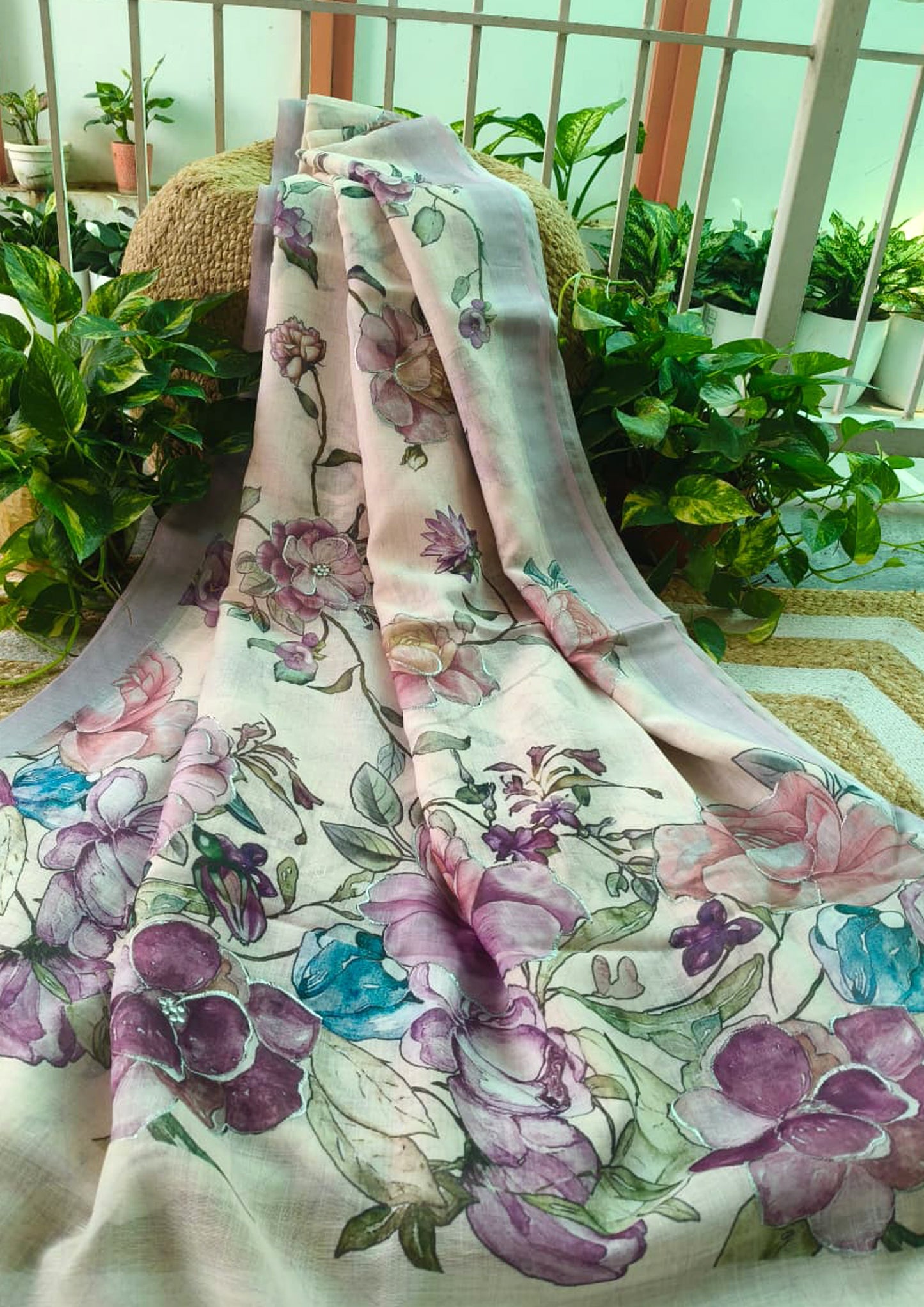 Banarasi Fancy Printed Saree - F15