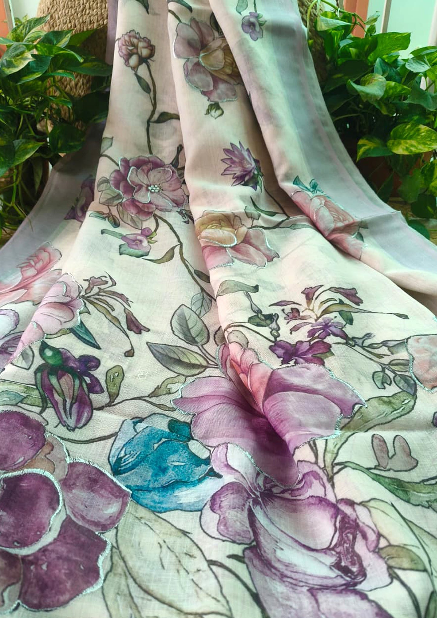 Banarasi Fancy Printed Saree - F15