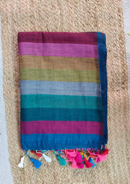 Cotton M13- Multicolor Checks Cobalt