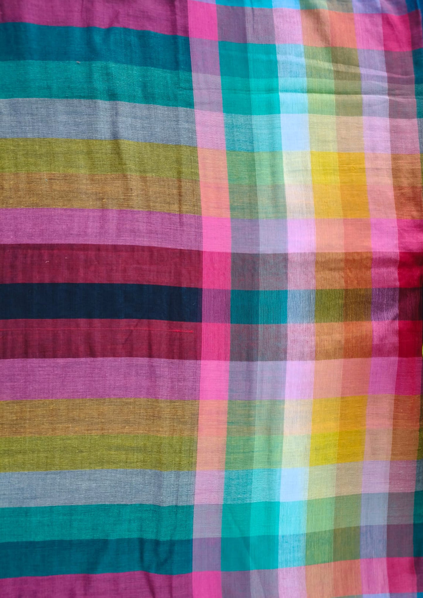 Cotton M13- Multicolor Checks Cobalt