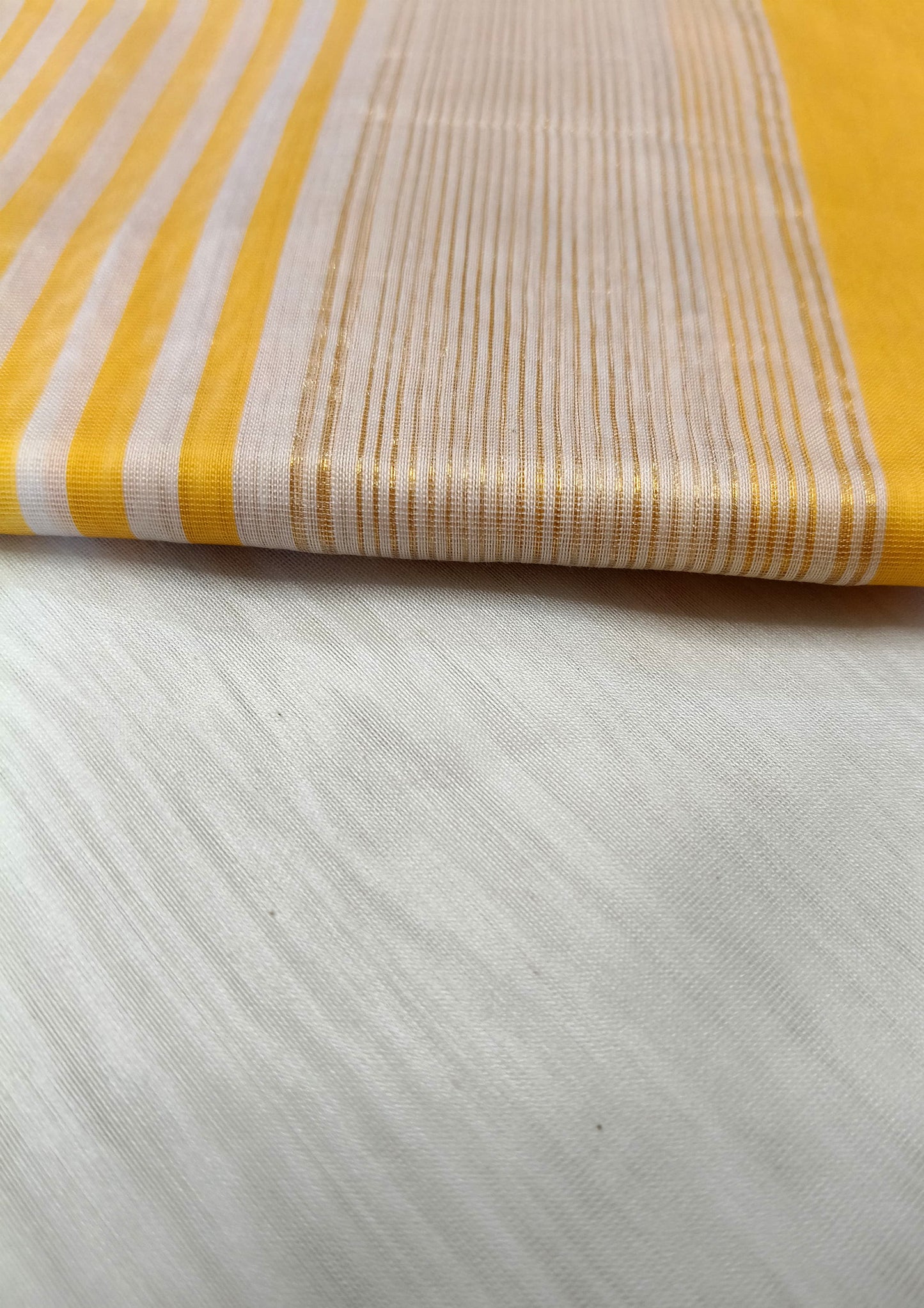 Maheshwari Silk Suit Set- Han Yellow