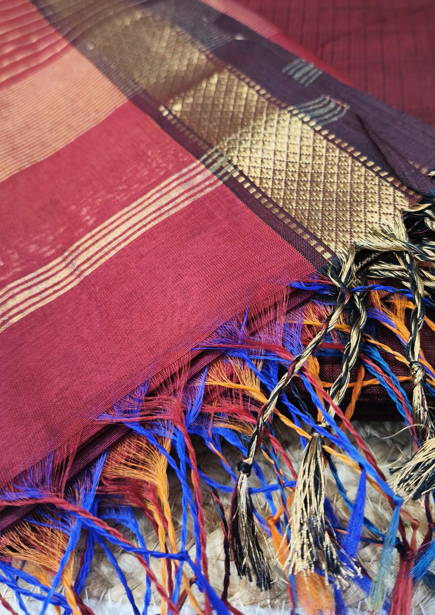 Maheshwari Silk Suit Set- Mrn1