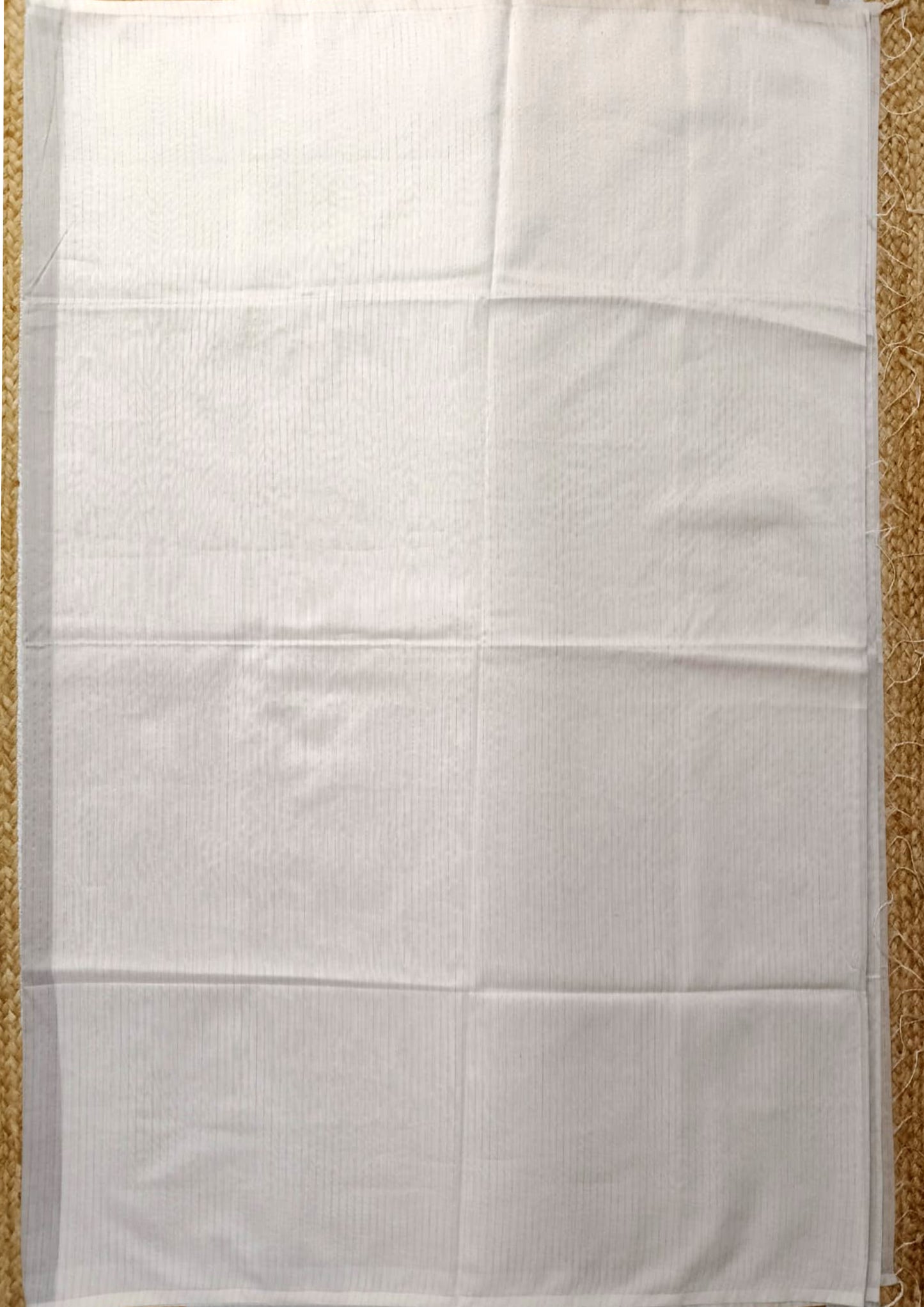 Maheshwari Saree- White Beige