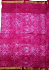 Shibori Maheshwari Saree S3- Pink 1