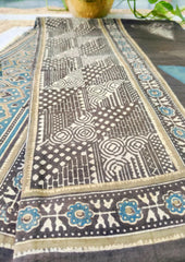 Ajrakh Cotton Dupatta - D2 Kashish - Wefta
