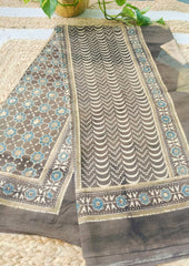 Ajrakh Cotton Dupatta - D5 Kashish - Wefta