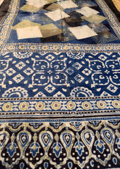Ajrakh Cotton Stole - SC11Ib - Wefta