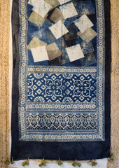 Ajrakh Cotton Stole - SC11Ib - Wefta