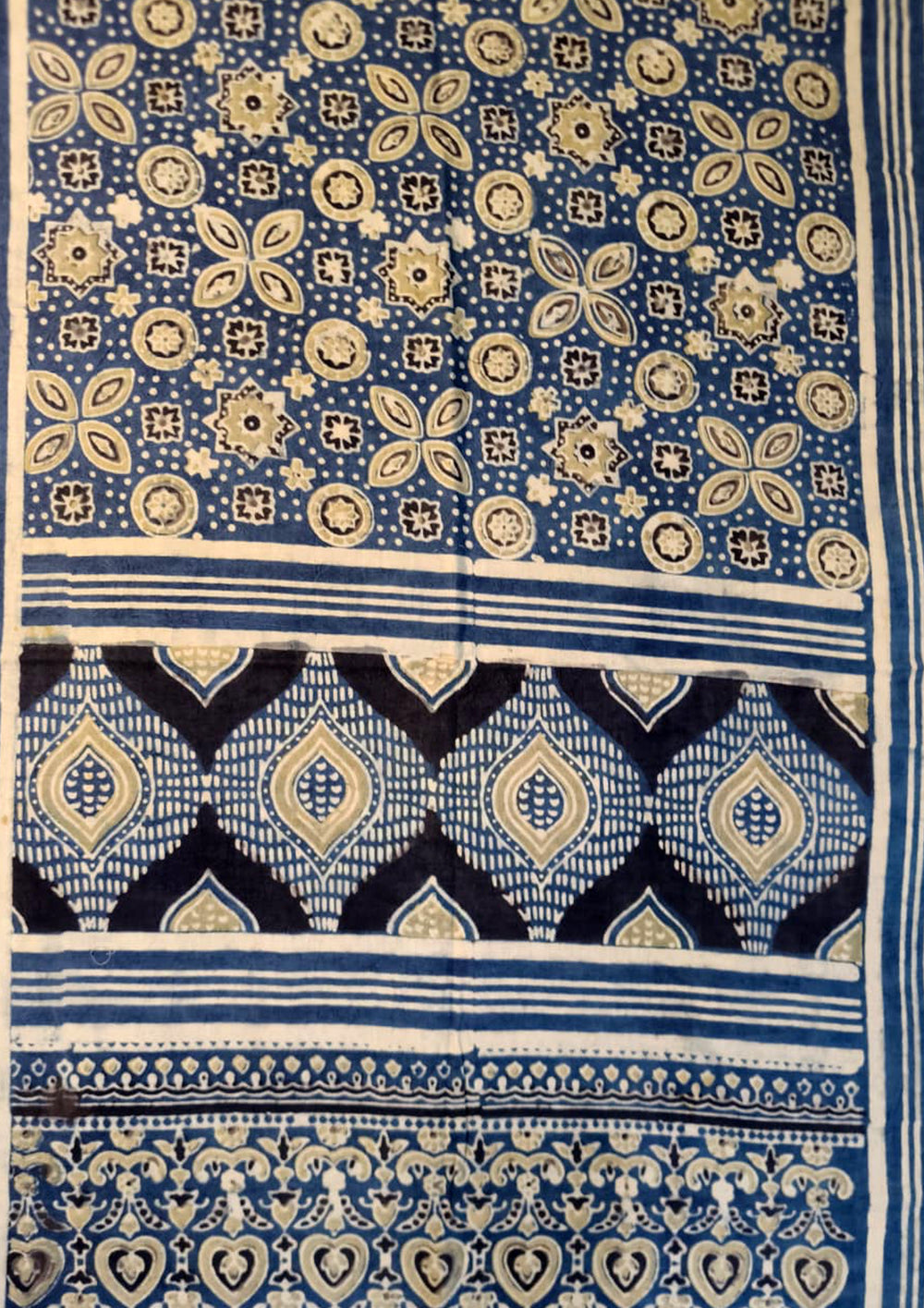 Ajrakh Cotton Stole - SC12Ib - Wefta