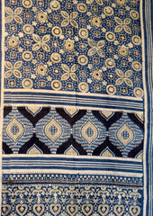 Ajrakh Cotton Stole - SC12Ib - Wefta
