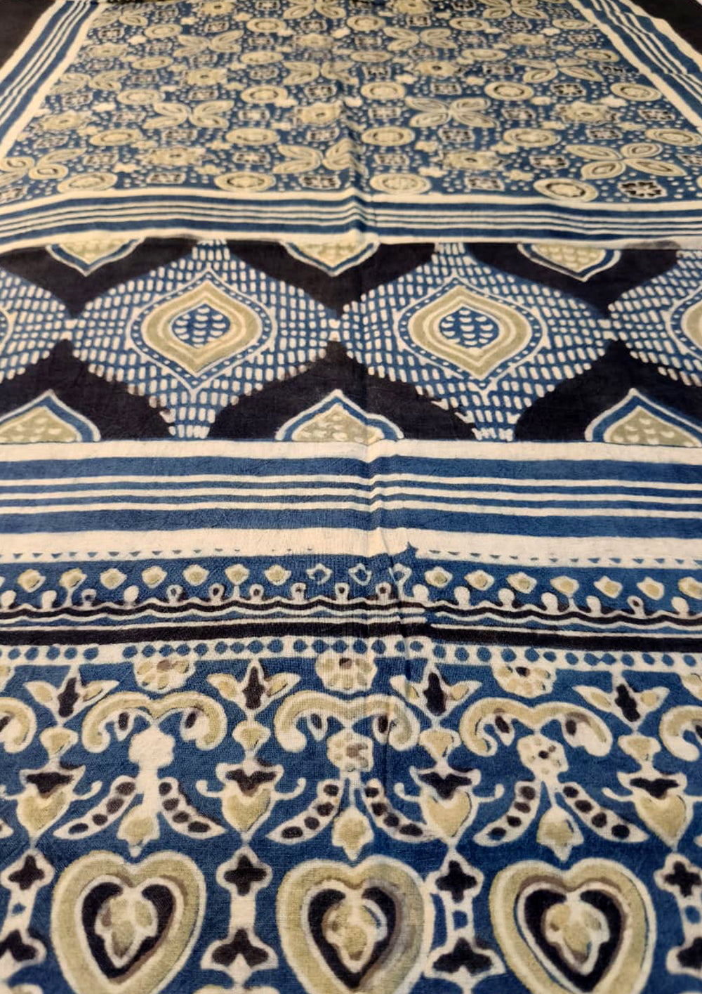 Ajrakh Cotton Stole - SC12Ib - Wefta