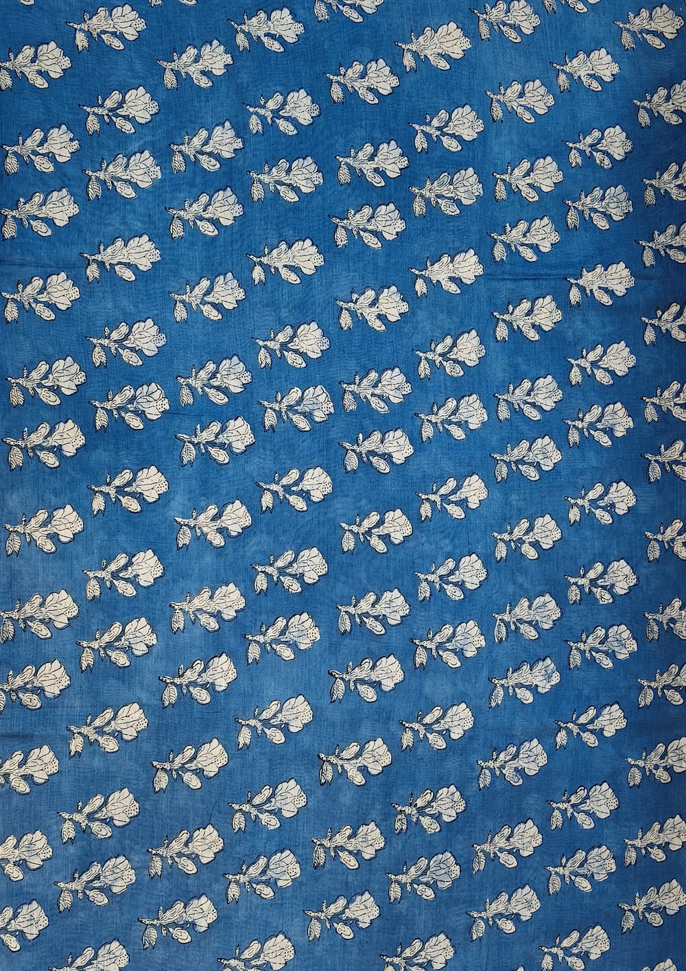 Bagru Chanderi Suit - Blue 03 - Wefta