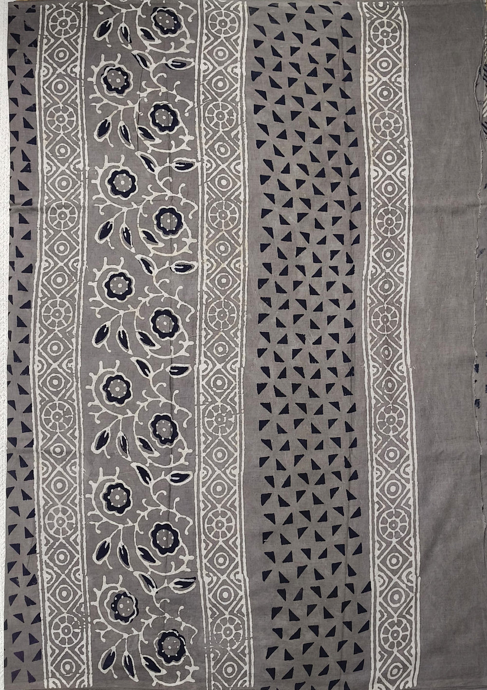 Bagru - Handblock print Cotton Saree - 24 Kashish - Wefta