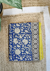 Bagru Handblock Print Suit B11 - Blue2 - Wefta