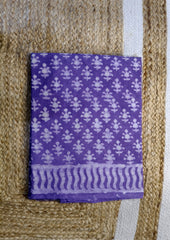 Bagru - Handblock Printed Cotton Saree - ATC01 - Wefta