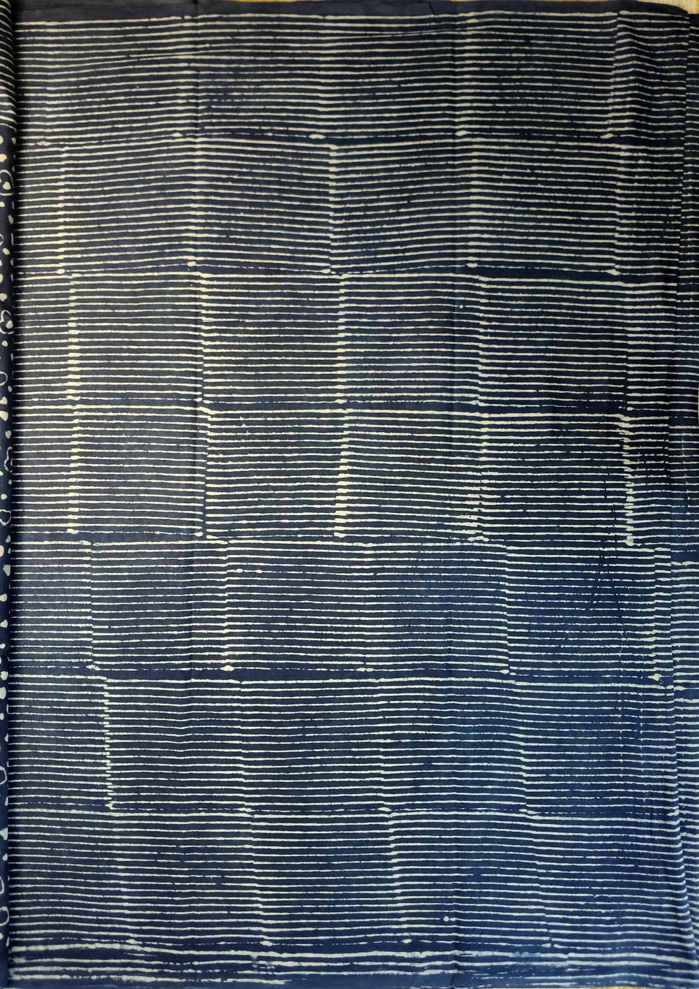 Bagru - Handblock Printed Cotton Saree - ATC02 - Wefta