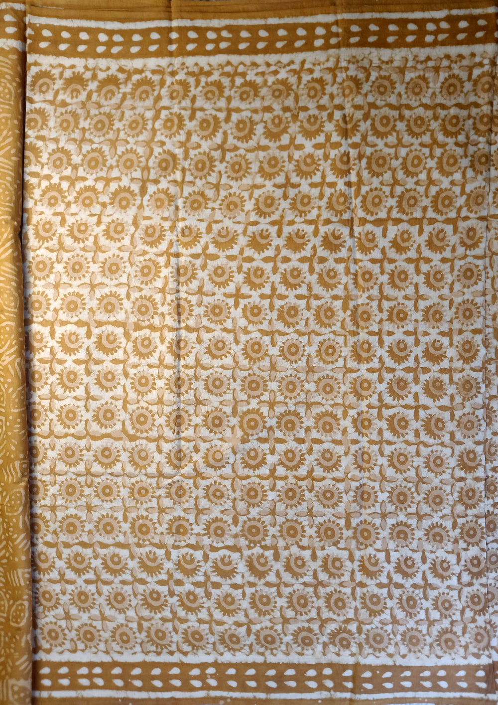 Bagru - Handblock Printed Cotton Saree - ATC03 - Wefta
