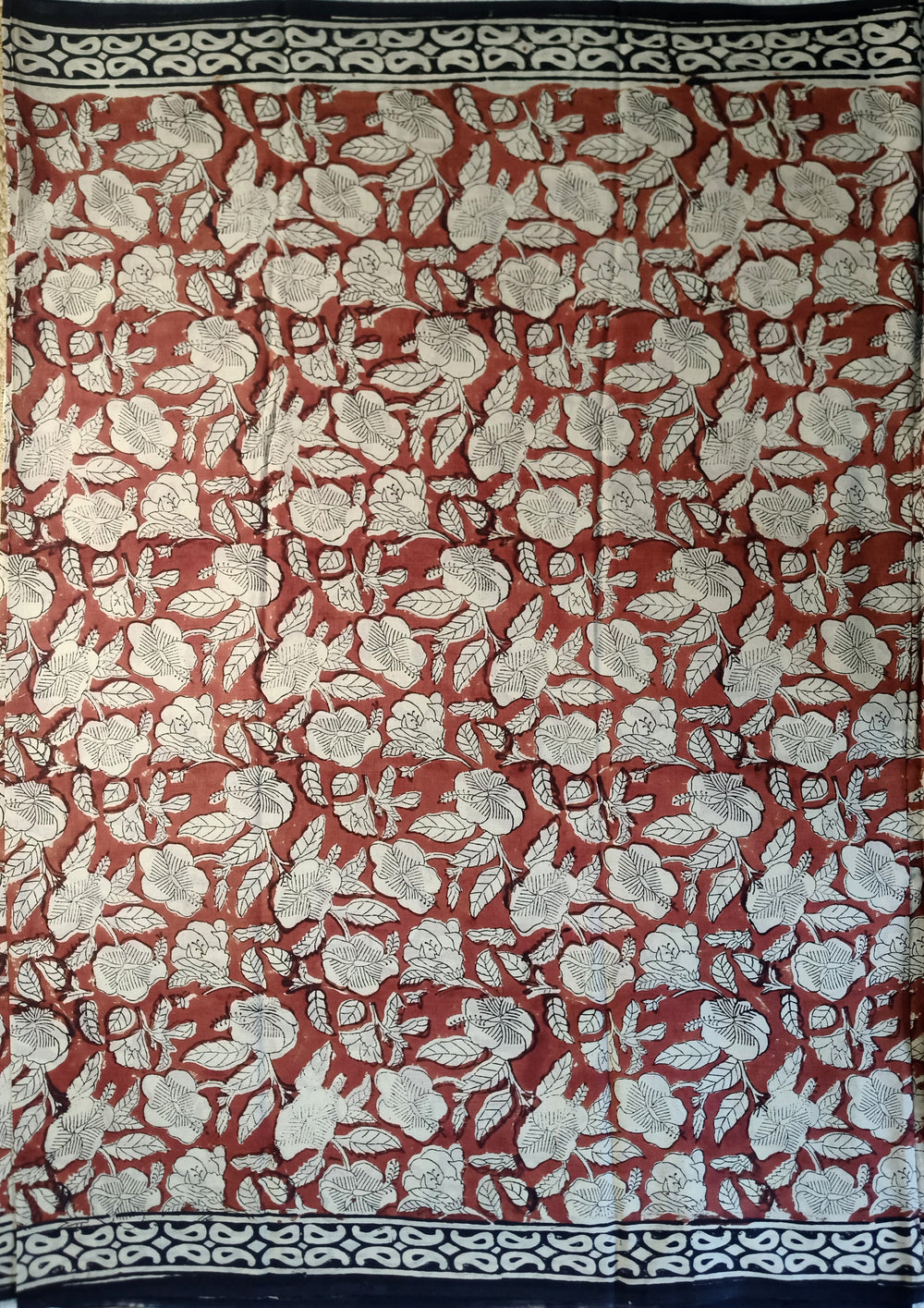 Bagru - Handblock Printed Cotton Saree - ATC05 - Wefta