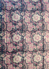 Bagru - Handblock Printed Cotton Saree - ATC06 - Wefta
