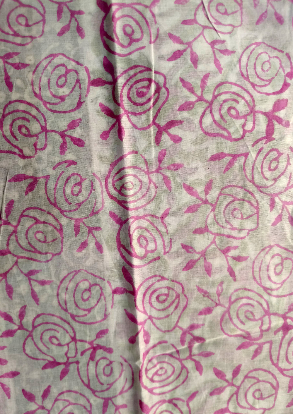 Bagru - Handblock Printed Cotton Saree - ATC06 - Wefta