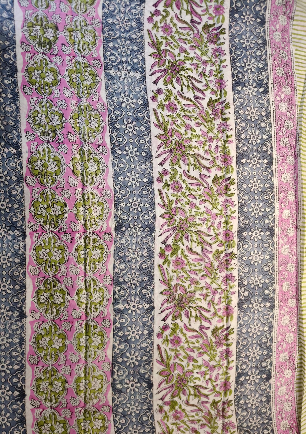 Bagru - Handblock Printed Cotton Saree - ATC06 - Wefta