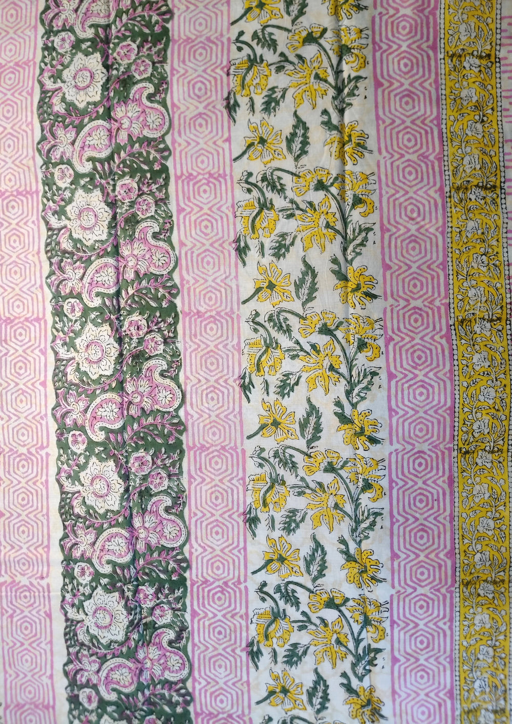 Bagru - Handblock Printed Cotton Saree - ATC07 - Wefta