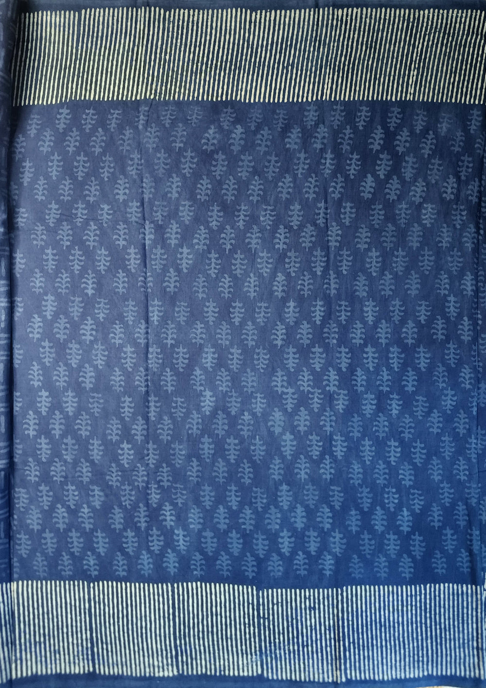 Bagru - Handblock Printed Cotton Saree - ATC08 - Wefta