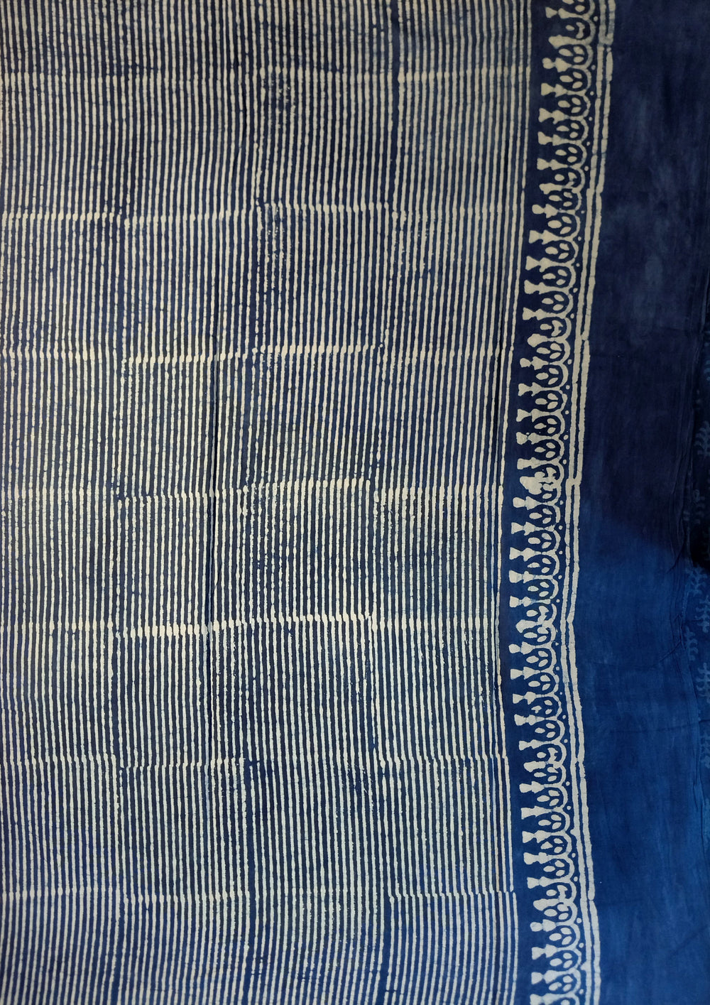 Bagru - Handblock Printed Cotton Saree - ATC08 - Wefta