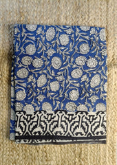 Bagru - Handblock Printed Cotton Saree - ATC10 - Wefta