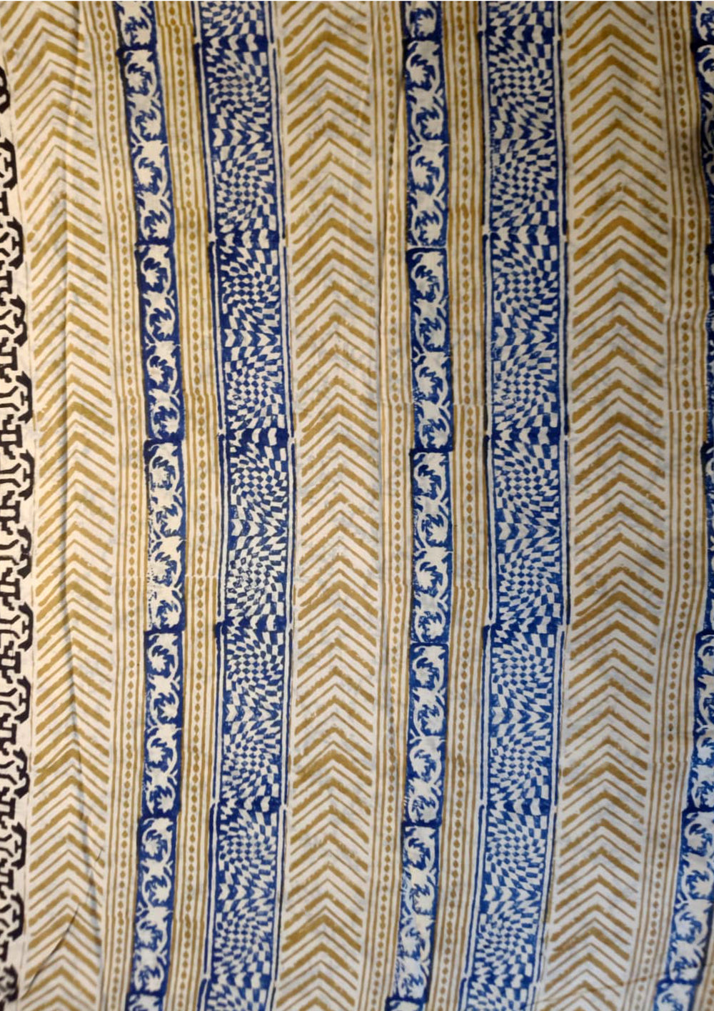 Bagru - Handblock Printed Cotton Saree - ATC10 - Wefta