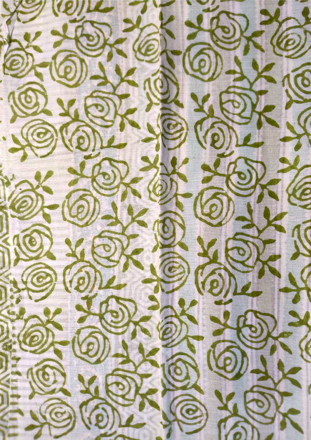 Bagru - Handblock Printed Cotton Saree - ATC11 - Wefta