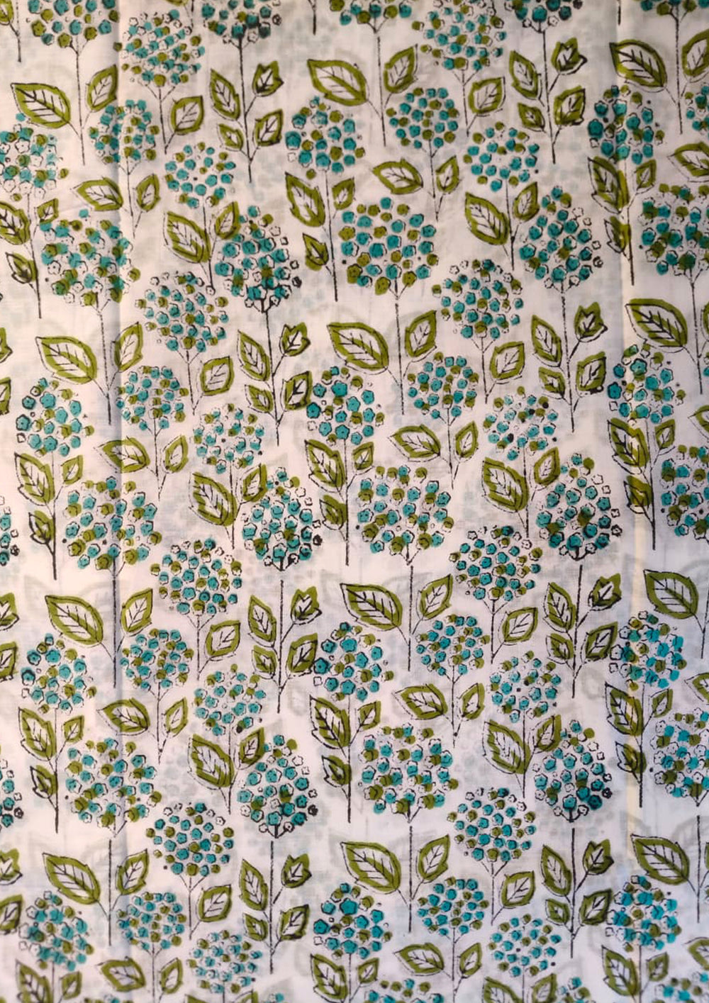 Bagru - Handblock Printed Cotton Saree - ATC11 - Wefta