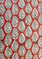 Bagru - Handblock Printed Cotton Saree - ATC15 - Wefta