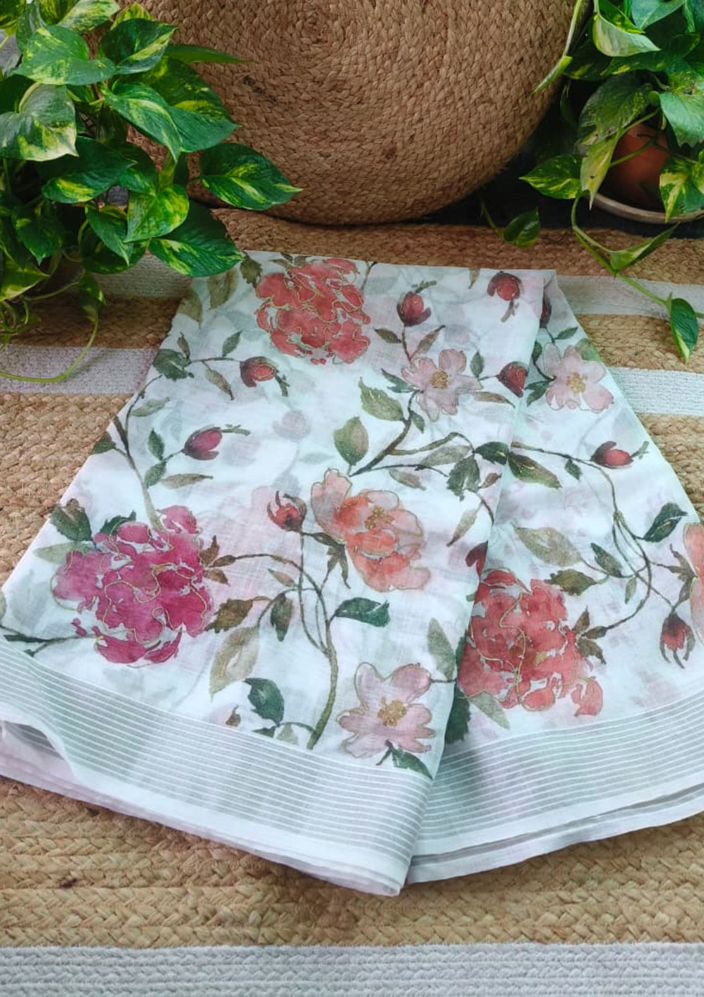 Banarasi Fancy Printed Saree - F14 - Wefta