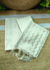 Banarasi Fancy Suit - F1 Cream - Wefta