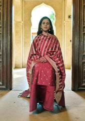 Banarasi Fancy Suit - F5 Maroon - Wefta