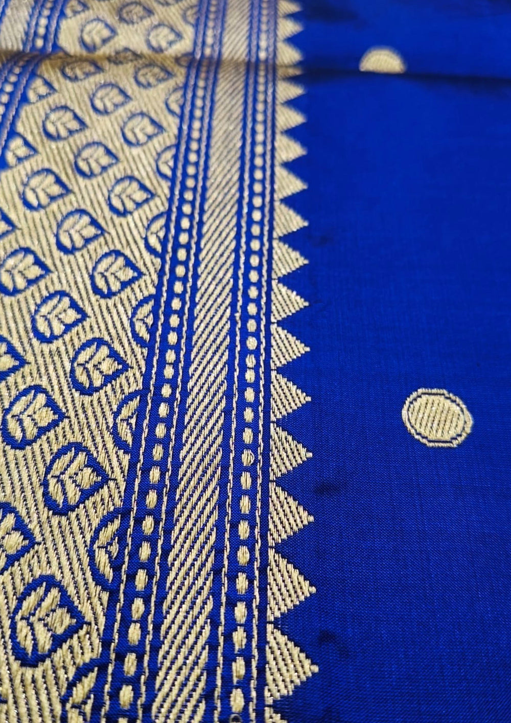Banarasi Silk Saree - Blue01 - Wefta