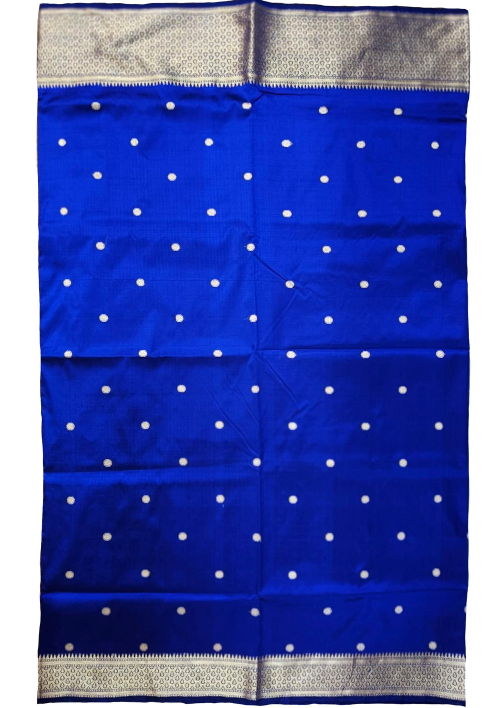Banarasi Silk Saree - Blue01 - Wefta