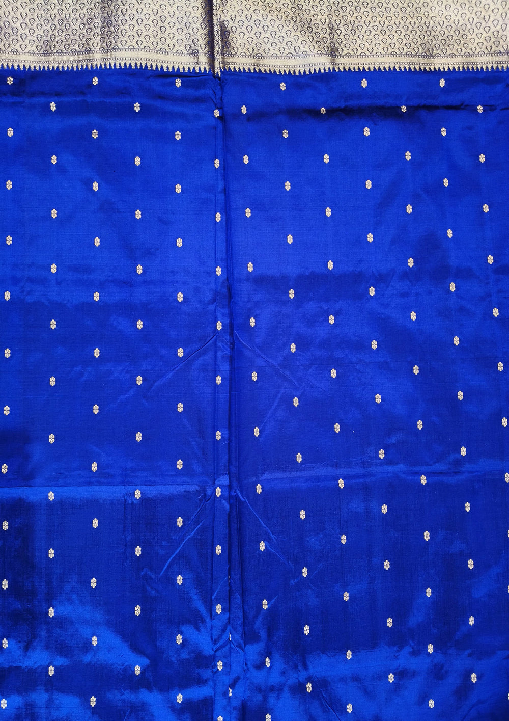 Banarasi Silk Saree - Blue01 - Wefta