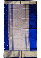 Banarasi Silk Saree - Blue01 - Wefta