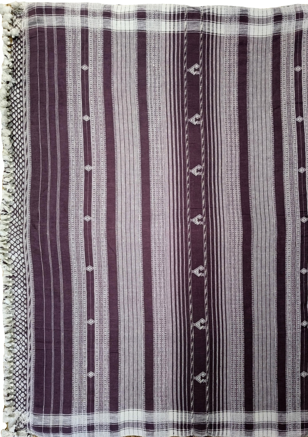 Bhujodi Kala Cotton Saree - Lilac - Wefta